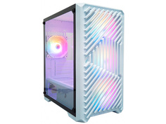 Корпус 1stPlayer Trilobite T5 mATX без БП White T5-WH-4F1-W