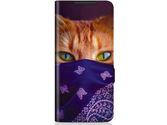 Чехол DF для Xiaomi Redmi Note 12 Pro Plus 5G Flip Print Art003 Black xiFlip-88