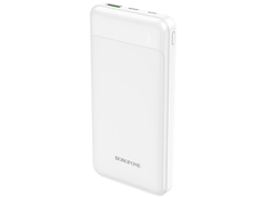 Внешний аккумулятор Borofone Power Bank BJ19 2xUSB PD 20W+QC3.0 10000mAh White 6974443381597