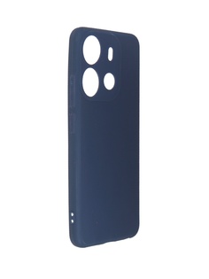 Чехол Neypo для Infinix Smart 7 Soft Matte с защитой камеры Silicone Dark Blue NST59354