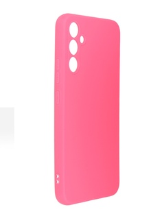 Чехол Neypo для Samsung Galaxy A34 5G Soft Matte с защитой камеры Silicone Bright Pink NST59479