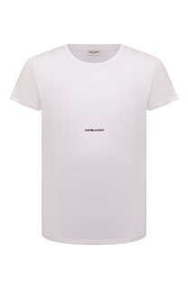 Хлопковая футболка Saint Laurent