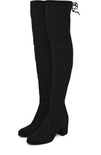 Замшевые ботфорты Tieland Stuart Weitzman