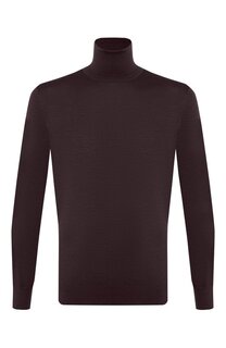 Водолазка из смеси кашемира и шелка Zegna