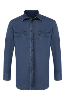 Джинсовая рубашка Brioni