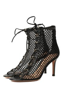 Текстильные ботильоны Gianvito Rossi