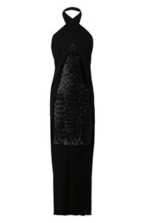 Платье с пайетками Balmain