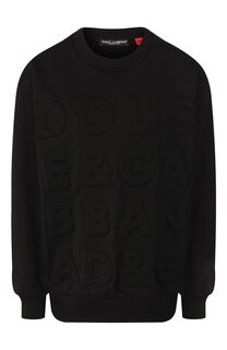 Хлопковый свитшот Dolce & Gabbana