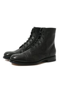 Кожаные ботинки Santoni