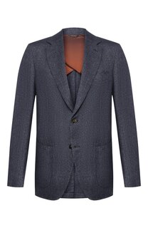 Пиджак из смеси кашемира и льна Loro Piana