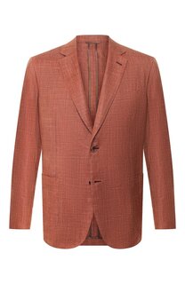 Пиджак из смеси шерсти и шелка Brioni