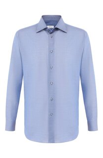 Сорочка из смеси хлопка и льна Brioni