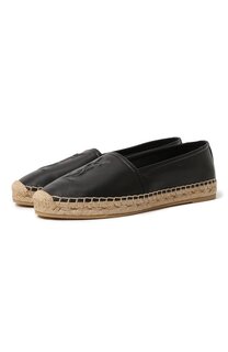 Кожаные эспадрильи Espadrille Saint Laurent