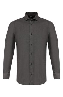 Хлопковая рубашка Ermenegildo Zegna
