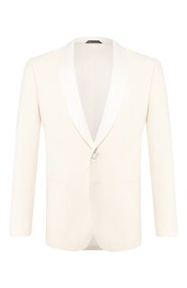 Пиджак из смеси шелка и шерсти Giorgio Armani