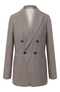 Жакет из льна и шерсти Brunello Cucinelli