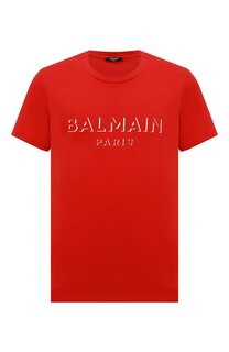 Хлопковая футболка Balmain