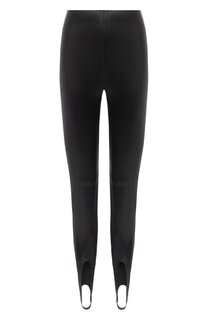 Кожаные легинсы Saint Laurent