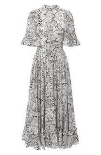 Шелковое платье Alexander McQueen