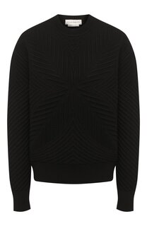Свитшот из шерсти и вискозы Alexander McQueen