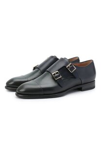 Кожаные монки Santoni