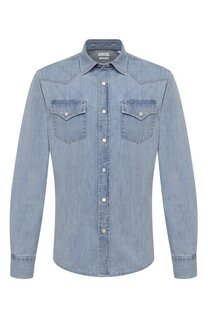 Джинсовая рубашка Brunello Cucinelli