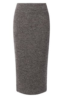 Юбка из шерсти и шелка Kiton