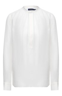 Блузка из шелка и вискозы Polo Ralph Lauren