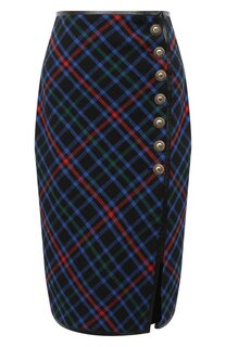 Шерстяная юбка Saint Laurent