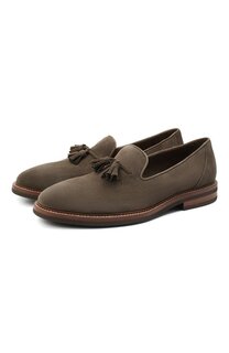 Замшевые лоферы Brunello Cucinelli