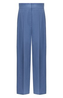 Брюки из хлопка и льна Brunello Cucinelli