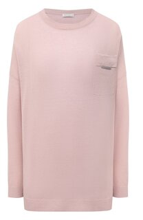 Льняной пуловер Brunello Cucinelli