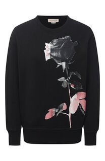 Хлопковый свитшот Alexander McQueen