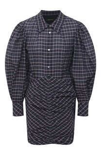 Платье из хлопка и шелка Isabel Marant