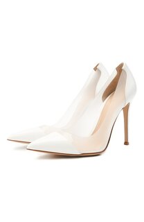 Комбинированные туфли Plexi Gianvito Rossi