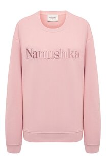 Хлопковый свитшот Nanushka