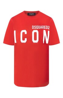 Хлопковая футболка Dsquared2
