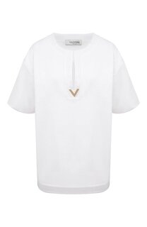 Хлопковая футболка Valentino
