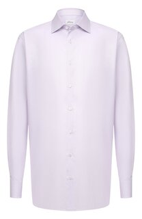 Сорочка из хлопка и шелка Brioni