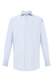 Сорочка из хлопка и льна Brioni