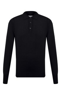 Поло из шерсти и хлопка John Smedley