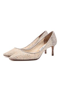 Комбинированные туфли Romy 60 Jimmy Choo