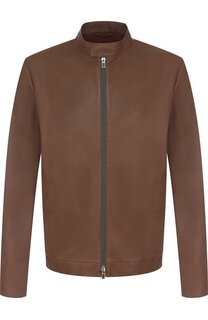 Кожаная куртка с воротником-стойкой Loro Piana