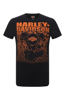 Хлопковая футболка Harley-Davidson