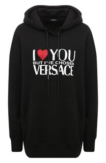 Хлопковое худи Versace