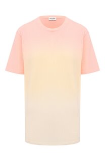 Хлопковая футболка Saint Laurent