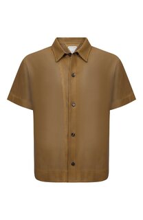 Кожаная рубашка Bottega Veneta