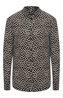 Шелковая рубашка Saint Laurent