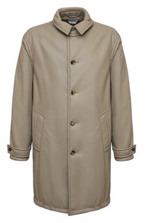 Кожаное пальто Bottega Veneta
