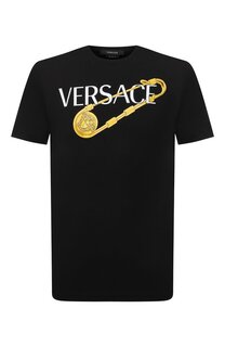 Хлопковая футболка Versace